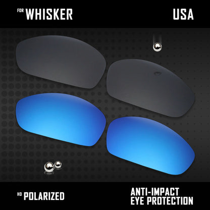 Anti Scratch Polarized Replacement Lenses for-Oakley Whisker Options