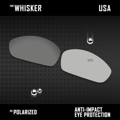Anti Scratch Polarized Replacement Lenses for-Oakley Whisker Options