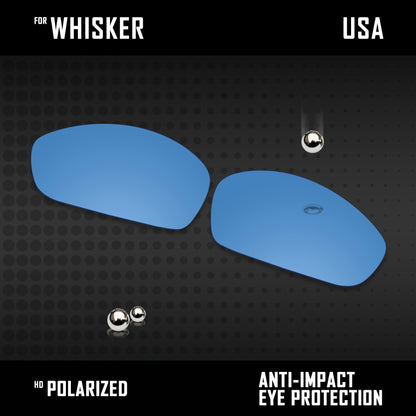 Anti Scratch Polarized Replacement Lenses for-Oakley Whisker Options