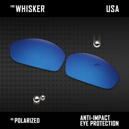 Anti Scratch Polarized Replacement Lenses for-Oakley Whisker Options