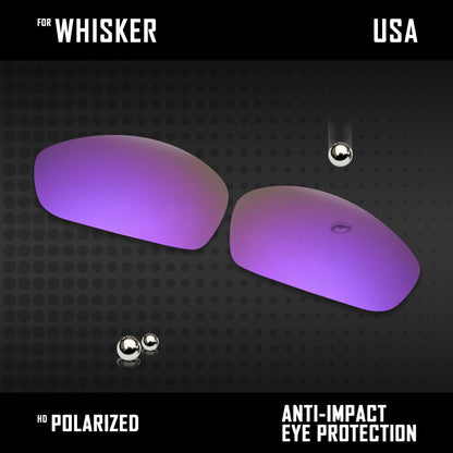 Anti Scratch Polarized Replacement Lenses for-Oakley Whisker Options