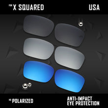 Load image into Gallery viewer, Anti Scratch Polarized Replacement Lenses for-Oakley X Squared OO6011 Options