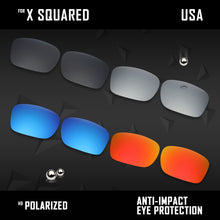 Load image into Gallery viewer, Anti Scratch Polarized Replacement Lenses for-Oakley X Squared OO6011 Options