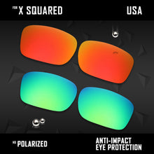 Load image into Gallery viewer, Anti Scratch Polarized Replacement Lenses for-Oakley X Squared OO6011 Options