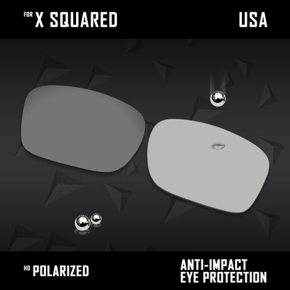 Anti Scratch Polarized Replacement Lenses for-Oakley X Squared OO6011 Options